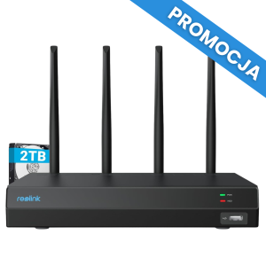Rejestrator Reolink WIFI 12-kanałowy NVS12W  z dyskiem 2TB